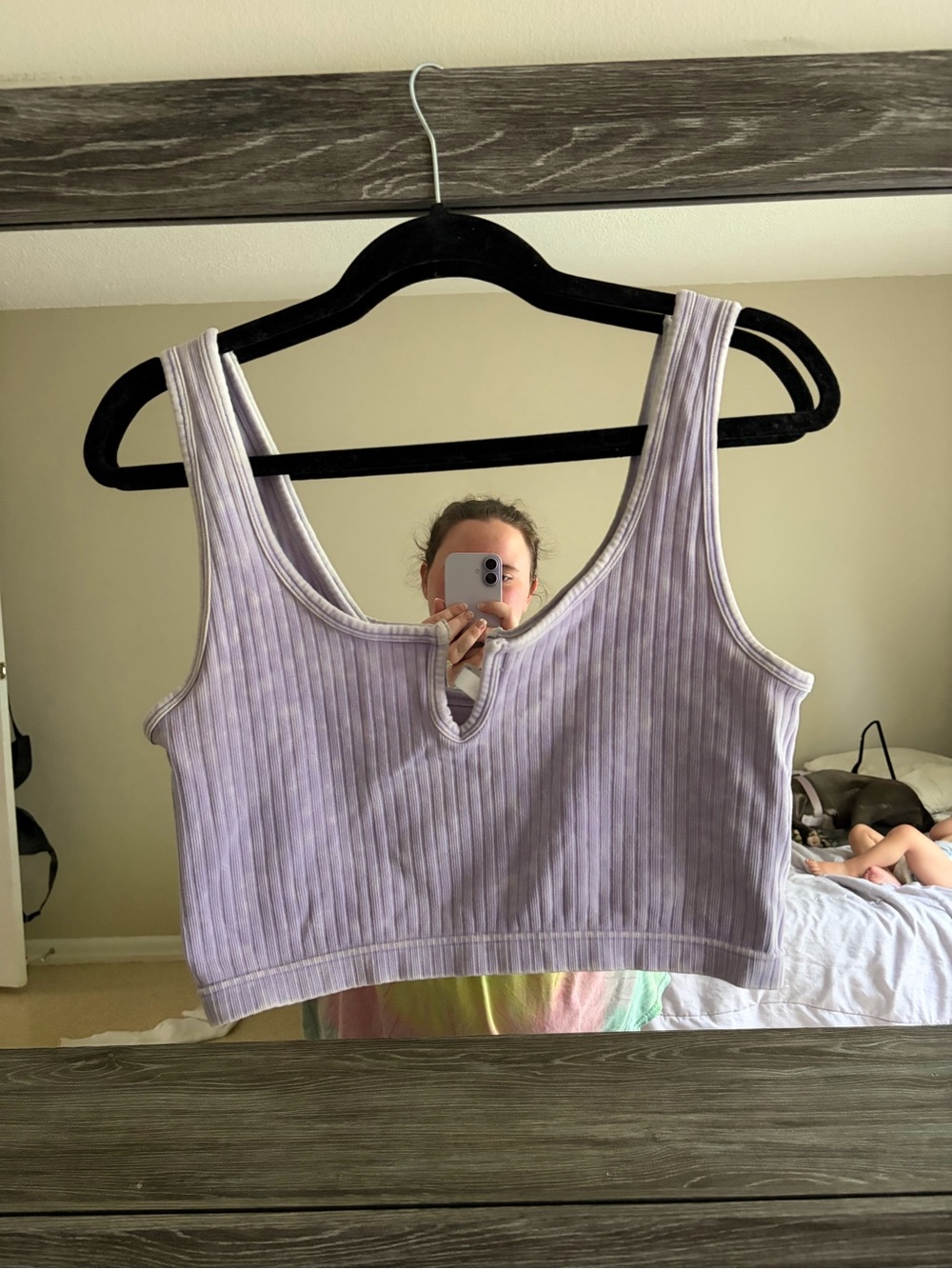 Lavender Buttery Soft Crop Top